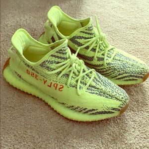 Yeezy Boost 350 Semi Frozen Yellow sz10